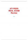 ATI PEDS REAL EXAM Review