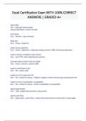 EPA CERTIFICATION EXAM WITH 100&percnt; CORRECT  ANSWERS &vert; GRADED A&plus; 