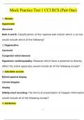 Mock Practice Test 1 CCI RCS &lpar;Part One&rpar; Questions and Answers &lpar;2024&sol;2025&rpar; &lpar;Verified Answers&rpar;