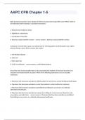 AAPC CPB Chapter 1-5 question n answers graded A+ 2023/2024