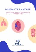 Decentrale Selectie Geneeskunde Utrecht 2024: Samenvatting Anatomie