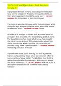 NGN Exit hesi Questions  And Answers Grade A&plus;