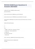 RHCSA EX200 Exam Questions & Answers 2023&sol;2024