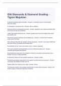 GIA Diamonds & Diamond Grading - Tigran Mujukian Exam Questions and Answers