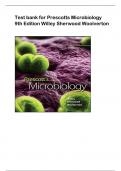 Test bank for Prescotts Microbiology  9th Edition Willey Sherwood Woolverton