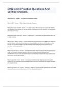 D002 unit 3 Practice Questions And Verified Answers&period;