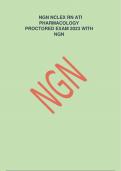 NGN NCLEX RN ATI PHARMACOLOGY EXAM 2023 NGN&period;