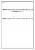 HESI RN COMPREHENSIVE PREDICTOR EXAM