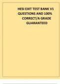 HESI EXIT TEST BANK V1 QUESTIONS AND ANSWERS&period;
