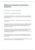 D002 unit 3 Questions And Answers  Graded A&plus;&period;