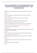 WGU C208 ASSESSMENT V2 CHANGE MANAGEMENT AND  INNOVATION QUESTIONS AND ANSWERS &lpar;2023 &ndash; 2024&rpar; GUARANTEED PASS