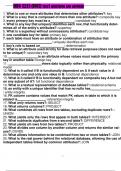 INFO 3233 &lpar;UNCC&rpar; TEST1 QUESTIONS AND ANSWERS