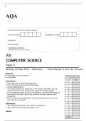 AQA AS COMPUTER SCIENCE Paper 2 JUNE 2023 QUESTION PAPER