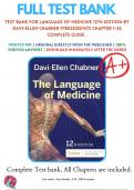 Test Bank For Language of Medicine 12th Edition Chabner &vert; 9780323551472 &vert; All Chapters with Answers and Rationals