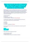 NBRC EXIT EXAMS 2024-2025 &lpar;2 VERSIONS&rpar; NBRC TMC&sol;CRT&sol;RRT EXAM 1 &2 ALL 300 QUESTIONS AND CORRECT VERIFIED ANSWERS &lpar;GUARANTEED PASS&rpar;