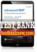 Test Bank For Advanced EMT: A Clinical Reasoning Approach 2nd Edition All Chapters - 9780134420127