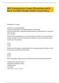 MN Contractors Exam &lpar;licensing quiz&rpar; Best Verified Study Guide 2023&sol;2024
