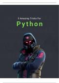  Here is a suggested title:  "5 Python Tricks to Level Up Your Code: A Student Guide with Examples of Impactful Hacks"