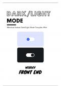 Here is a suggested title:  "Implementing Dark Mode: A Practical Guide to Toggling Light & Dark Themes with Example Code"