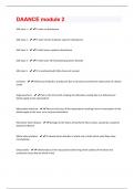 DAANCE 2024 COMPILED QUESTIONS AND ANSWERS GRADED A&plus;