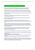 SPCE 610 Exam 1 Study Guide