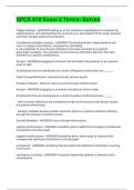 SPCE 610 Exam 2 Terms- Solved