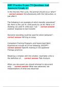 RBT Practice Exam &lpar;75 Questions And Answers&rpar; Grade A&plus;