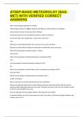 ATSEP-BASIC-METEOROLGY &lpar;BAS-MET&rpar; WITH VERIFIED CORRECT ANSWERS