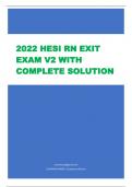 2020 HESI RN EXIT V3 FULL 160 ANSWERS