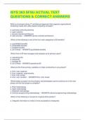 ISYS 363 SFSU ACTUAL TEST  QUESTIONS & CORRECT ANSWERS