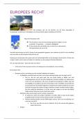 Samenvatting Europees recht