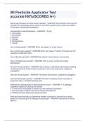 WI Pesticide Applicator Test accurate100&percnt;&lpar;SCORED A&plus;&rpar;