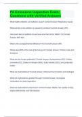 PA Emissions Inspection Exam &vert; Questions with Verified Answers