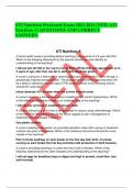ATI Nutrition Proctored Exam 2023-2024 &lpar;NEW ATI Nutrition A&rpar; QUESTIONS AND CORRECT ANSWERS&period; 
