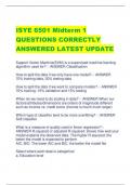 ISYE 6501 Midterm 1 QUESTIONS CORRECTLY ANSWERED LATEST UPDAT
