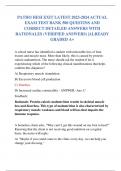 PATHO HESI EXIT LATEST 2023-2024 ACTUAL EXAM TEST BANK 500 QUESTINS AND CORRECT DETAILED ANSWERS WITH RATIONALES &lpar;VERIFIED ANSWERS&rpar; &vert;ALREADY GRADED A&plus;   