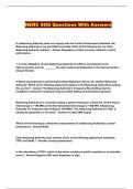 NERC SOS Questions With Answers
