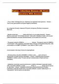 Naplex - Infectious Disease &lpar;ID&rpar; Exam Questions With Answers
