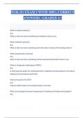 NUR-111 EXAM 2 WITH 100&percnt; CORRECT  ANSWERS &vert; GRADED A&plus;
