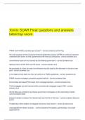 Xinnix SOAR Final questions and answers latest top score&period;