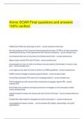 Xinnix SOAR Final questions and answers 100&percnt; verified&period;