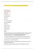 Med Surg Exam 1 Study GuideGalen College of Nursing NURSING 242