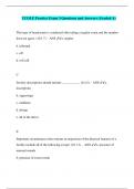 TCOLE Practice Exam 3 Questions and Answers (Graded A)