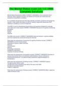 The Mental Status exam &lpar;ch 1-5 &rpar; With Complete Solutions