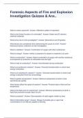 Forensic Aspects of Fire and Explosion Investigation Quizzes & Ans&period;&period;