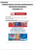 TEST BANK for Understanding Anatomy and Physiology&comma; 3rd Edition by Gale Sloan Thompson&comma; Complete Chapters 1 - 25&comma; Newest Version &lpar;100&percnt; Verified&rpar;