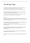 NEU-201 Quiz 3 Mock questions with correct answers