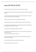 neuro 201 FINAL EXAM with 100&percnt; correct answers