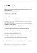 CHS 310 EXAM questions with 100&percnt; correct answers