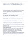 PCAB-AMO TEST QUIZZES & ANS&period;&period;